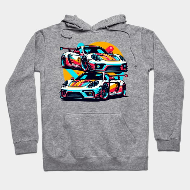 Porsche Carrera GT Hoodie by Vehicles-Art